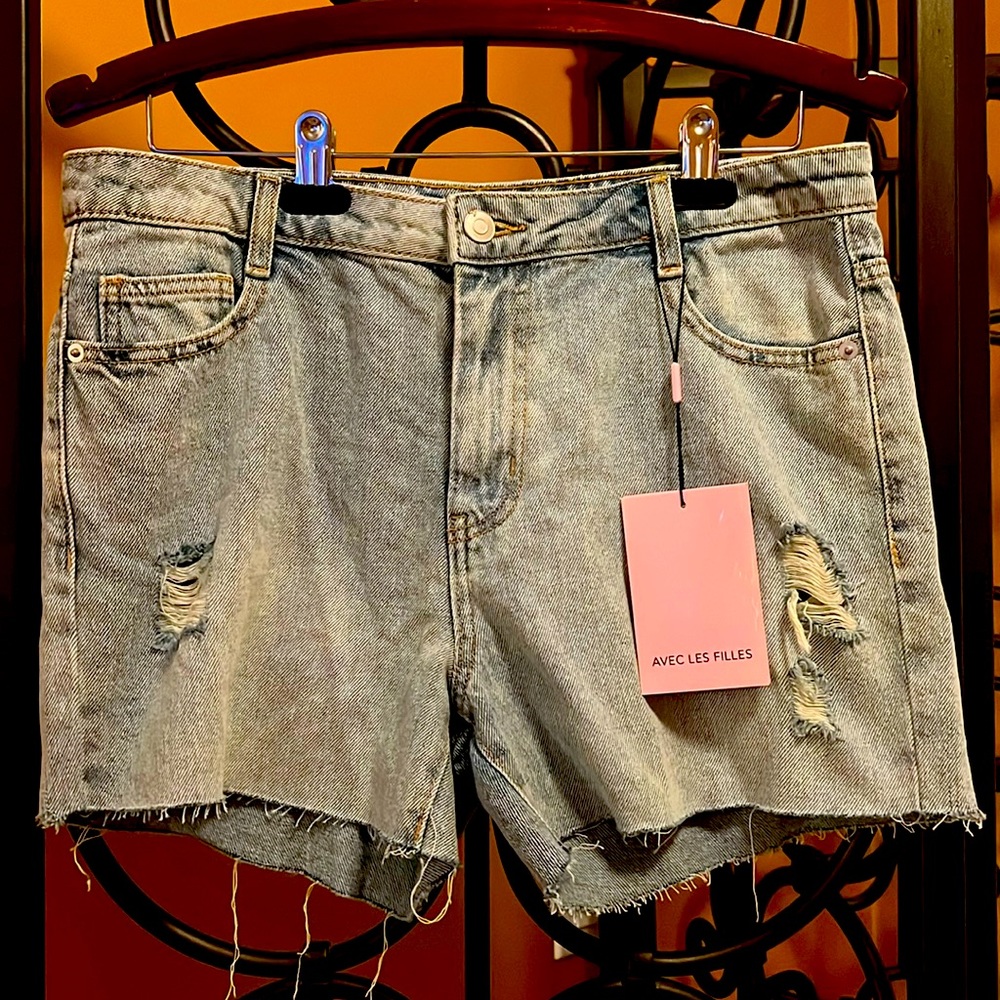 AVEC LES FILLES “With The Girls” Jean Shorts